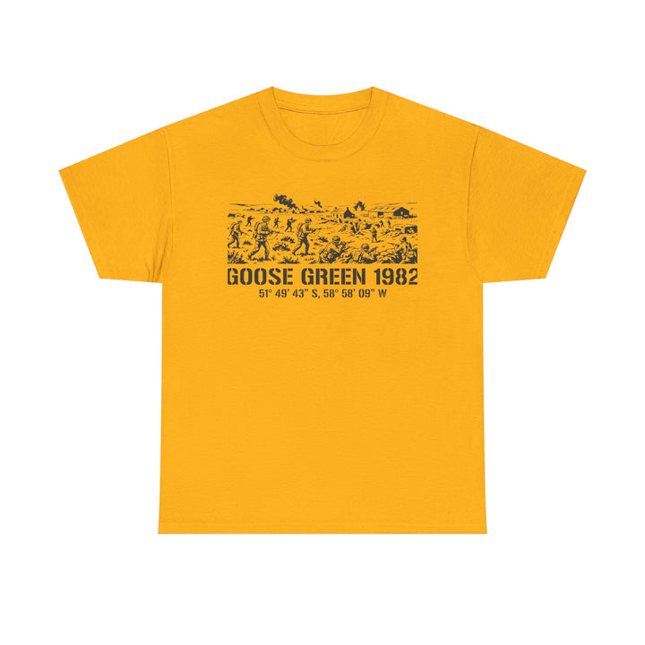 Goose Green 1982 T-Shirt - Falklands War Military Heritage Graphic