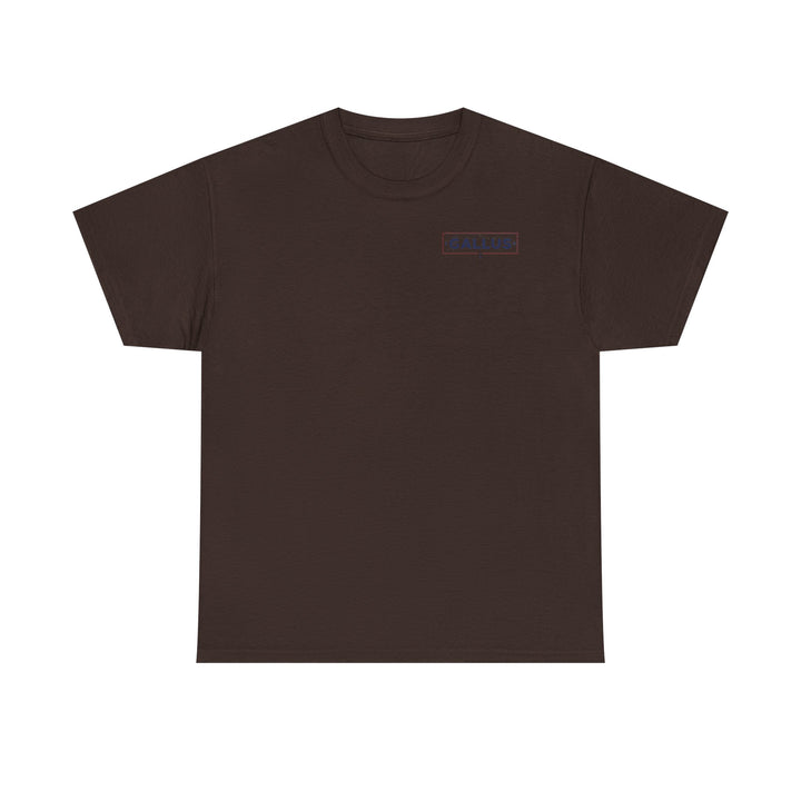 Gallus Logo T-Shirt — Minimal Retro Chest &amp; Back Graphic Tee