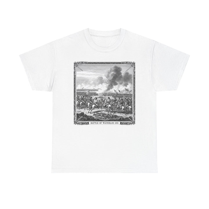 Battle of Waterloo Graphic Tee — Vintage Historical Print T-Shirt