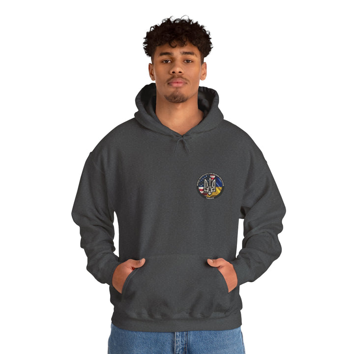 Ukraine Support Hoodie — RDCU US/UKRAINE Design