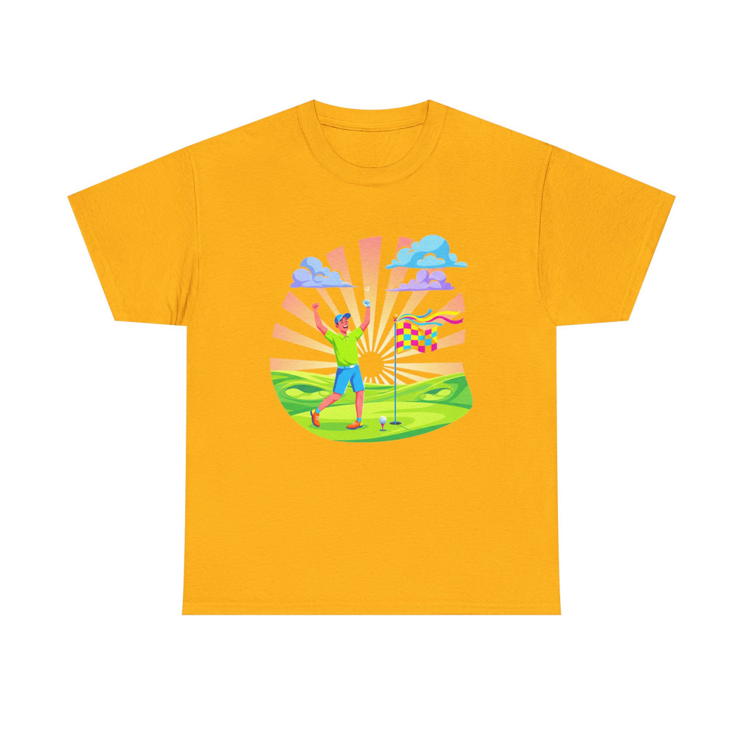 Golf Swing Silhouette Graphic Tee