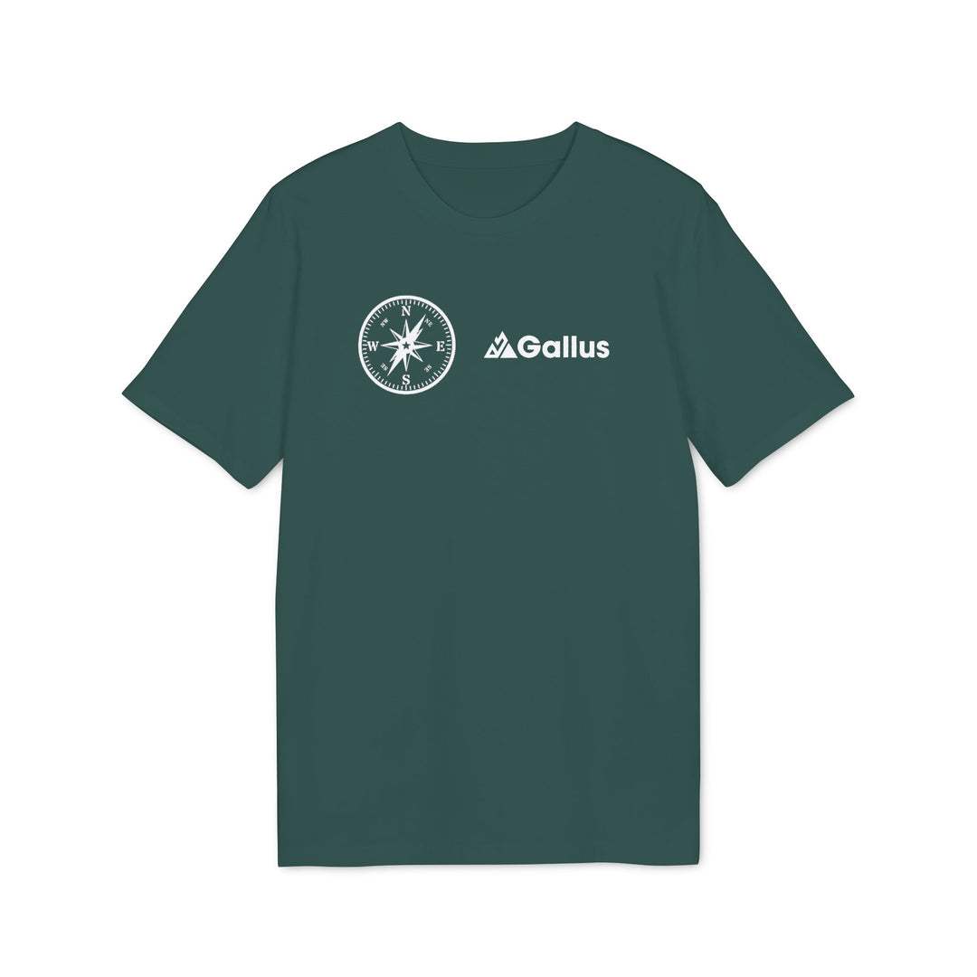 Gallus Britain T-Shirt — Vintage Compass Map Tee for UK Travelers &amp; Heritage Fans