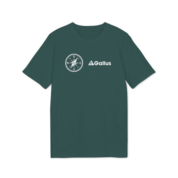 Gallus Britain T-Shirt — Vintage Compass Map Tee for UK Travelers &amp; Heritage Fans