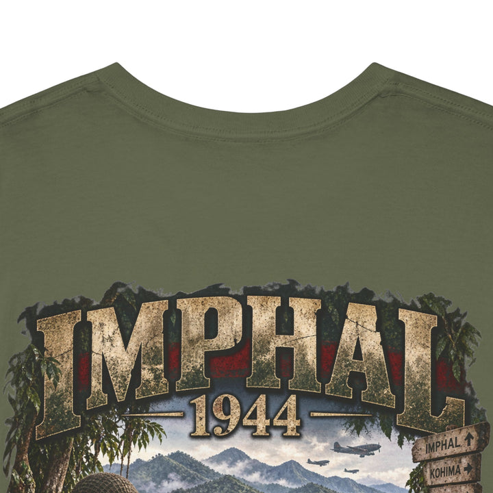 Imphal 1944 Battle Scene T‑Shirt — WWII Historical Combat Tee