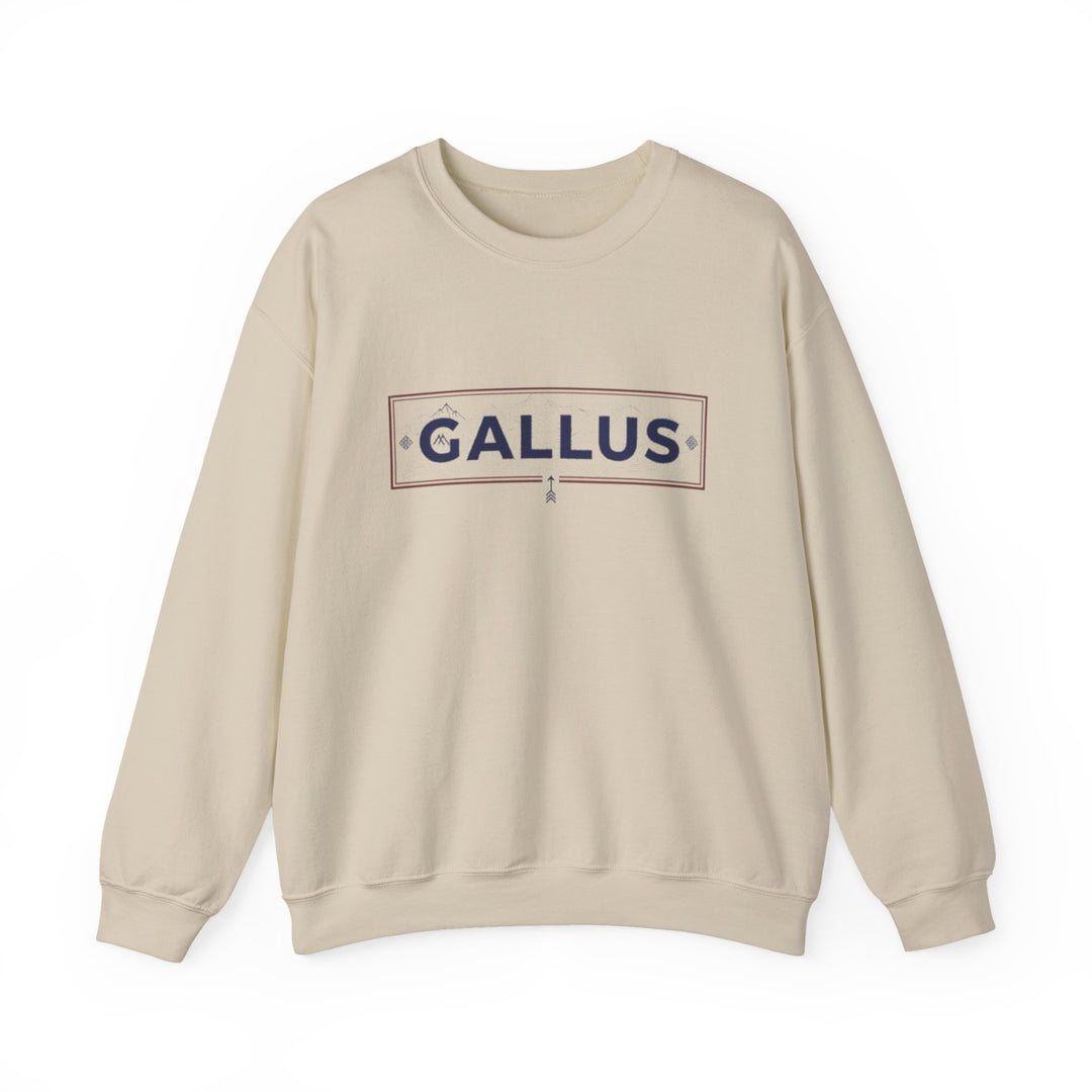 Spain Map Crewneck Sweatshirt — GALLUS Logo Travel Pullover
