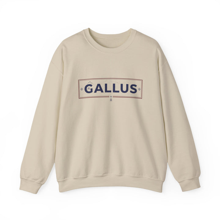 Spain Map Crewneck Sweatshirt — GALLUS Logo Travel Pullover