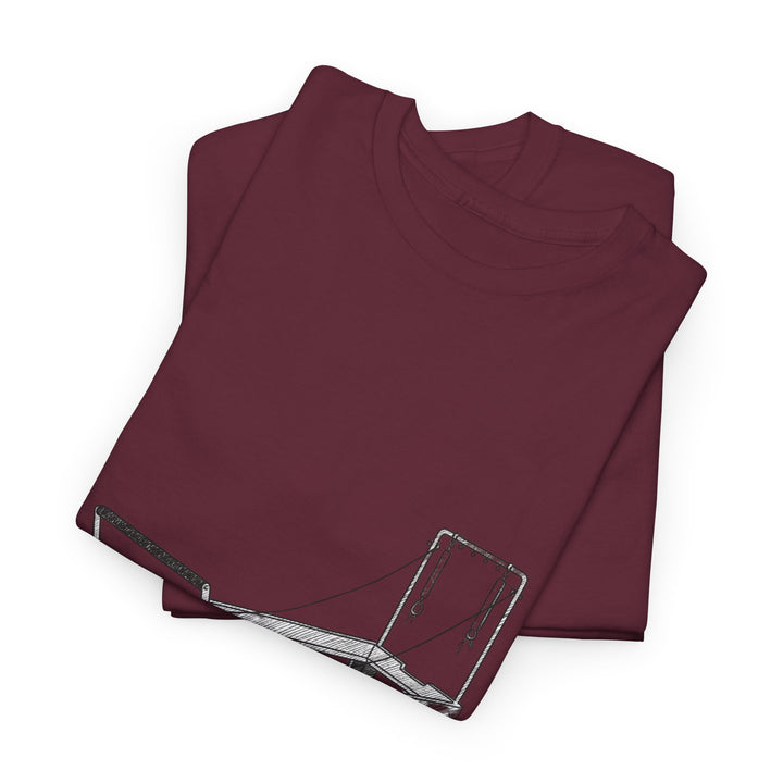 Pilates Reformer Tee – soft, breathable cotton designed for reformer Pilates. Comfortable, flexible, and perfect for studio workouts or casual wear.
