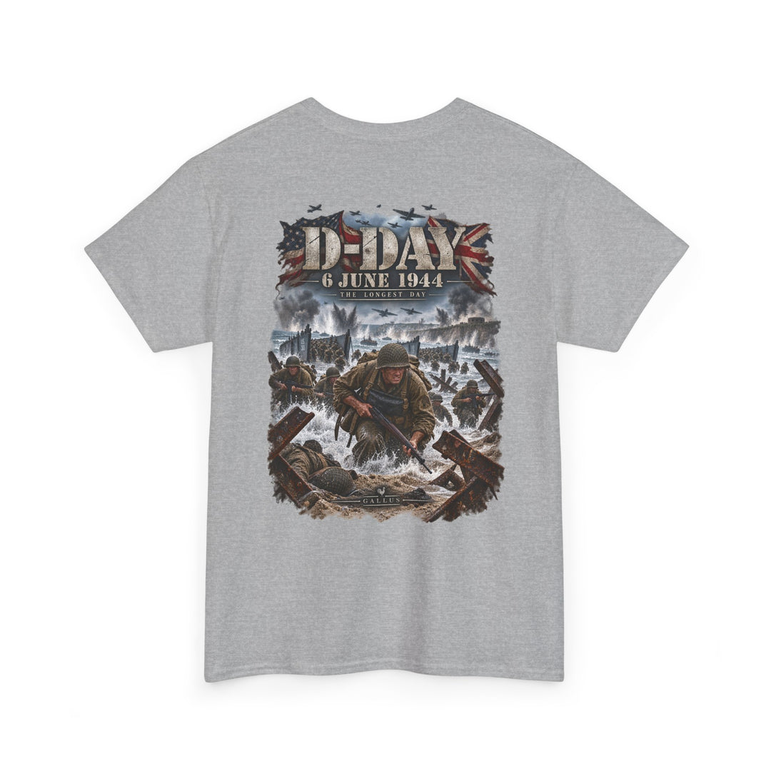 D-Day 6 June 1944 Commemorative T-Shirt — WWII Normandy Veteran Tribute Tee