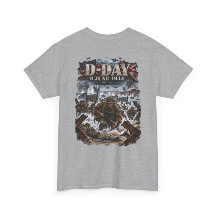 D-Day 6 June 1944 Commemorative T-Shirt — WWII Normandy Veteran Tribute Tee