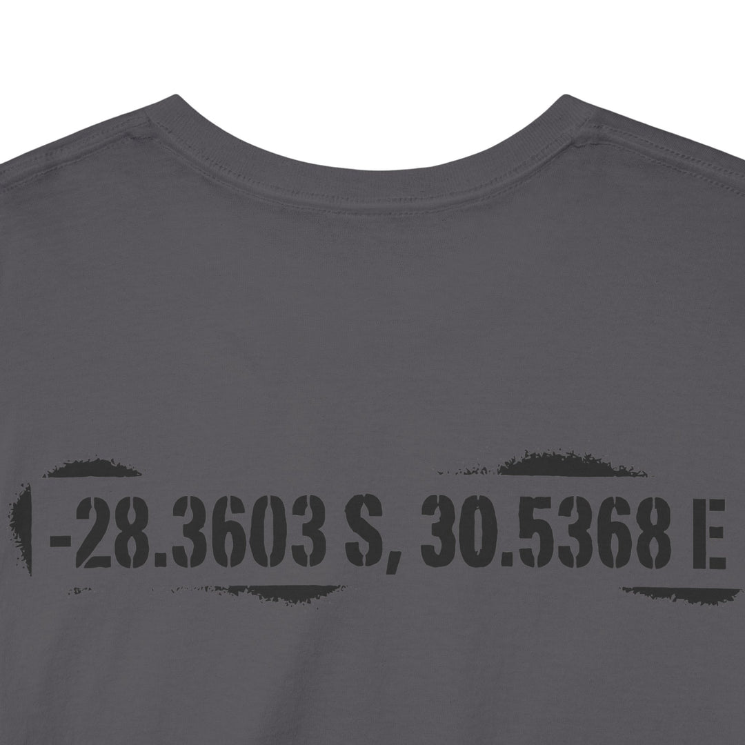 Rorke’s Drift Coordinates T-Shirt — 22–23 January 1879 — alternate product image 2