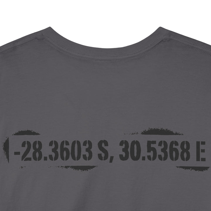 Rorke’s Drift Coordinates T-Shirt — 22–23 January 1879 — alternate product image 2