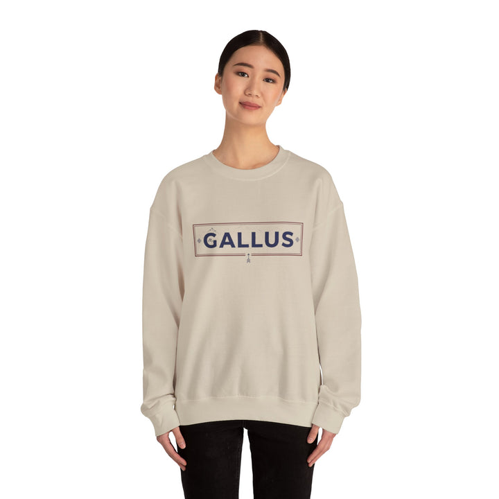 Spain Map Crewneck Sweatshirt — GALLUS Logo Travel Pullover