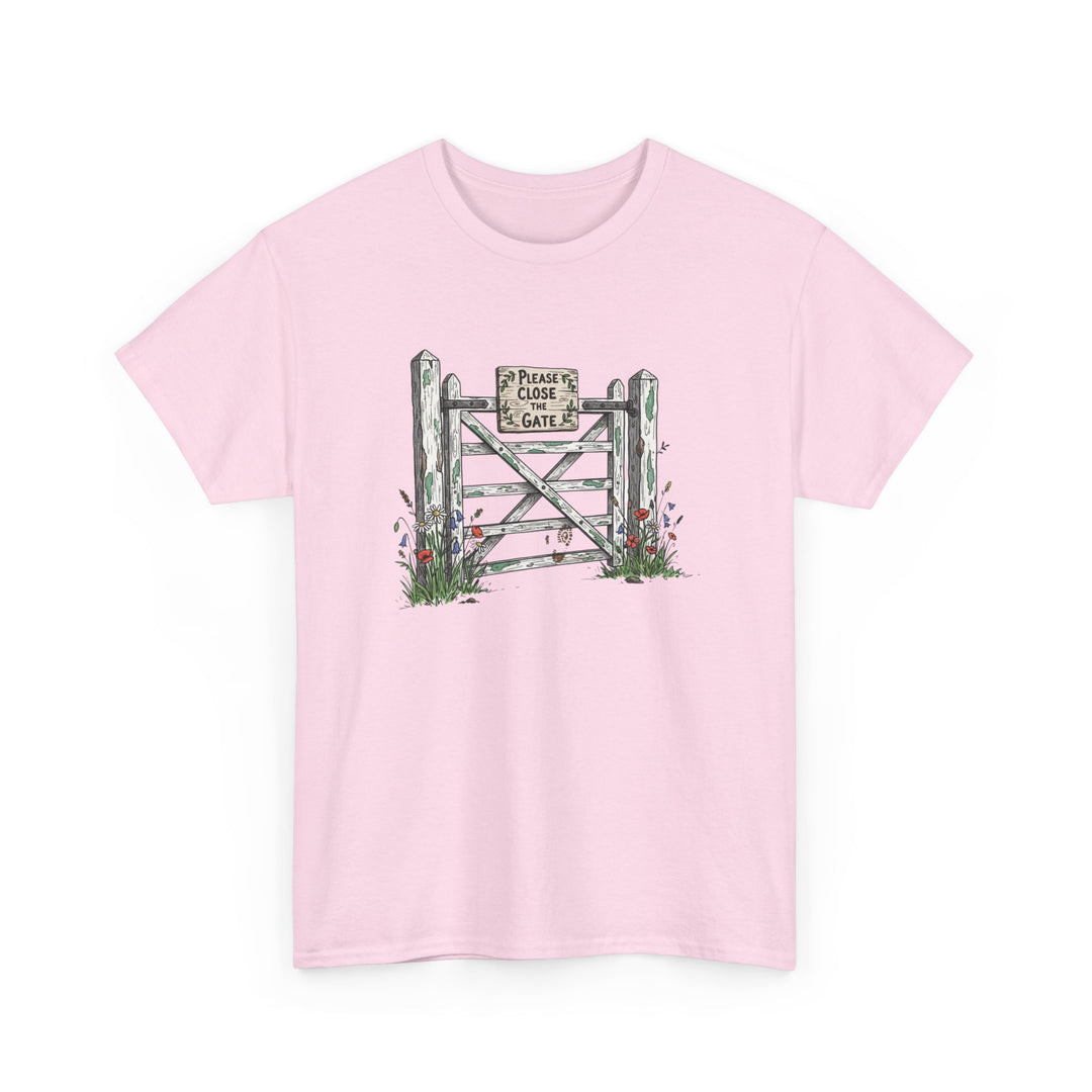 Close the Gate T-Shirt — Rural Discipline Heritage Graphic