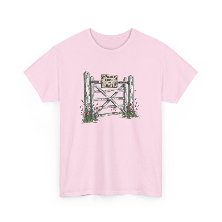 Close the Gate T-Shirt — Rural Discipline Heritage Graphic