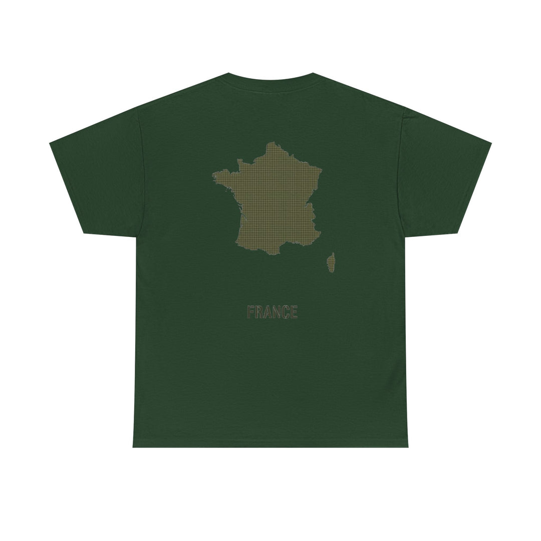 France Map Tee with "GALLUS" Chest Logo