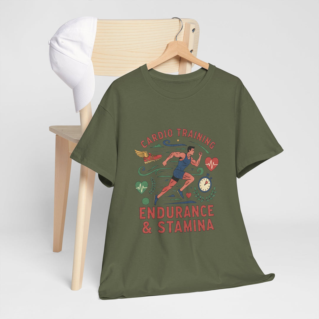 Cardio Training Tee - Fitness Running Workout Shirt