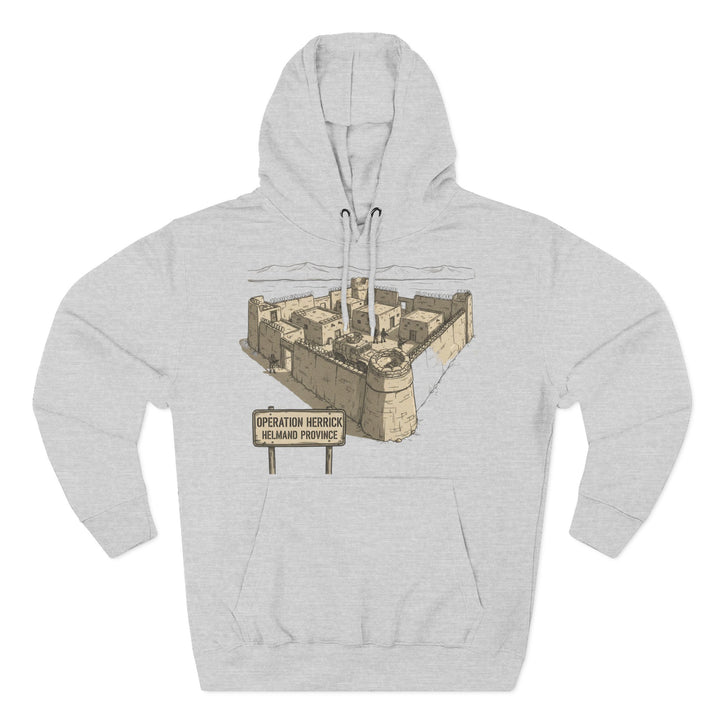 Op Herrick Compound Hoodie - Helmand Province Military Heritage Graphic