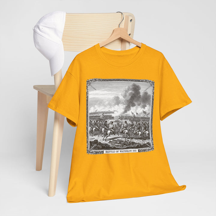 Battle of Waterloo Graphic Tee — Vintage Historical Print T-Shirt