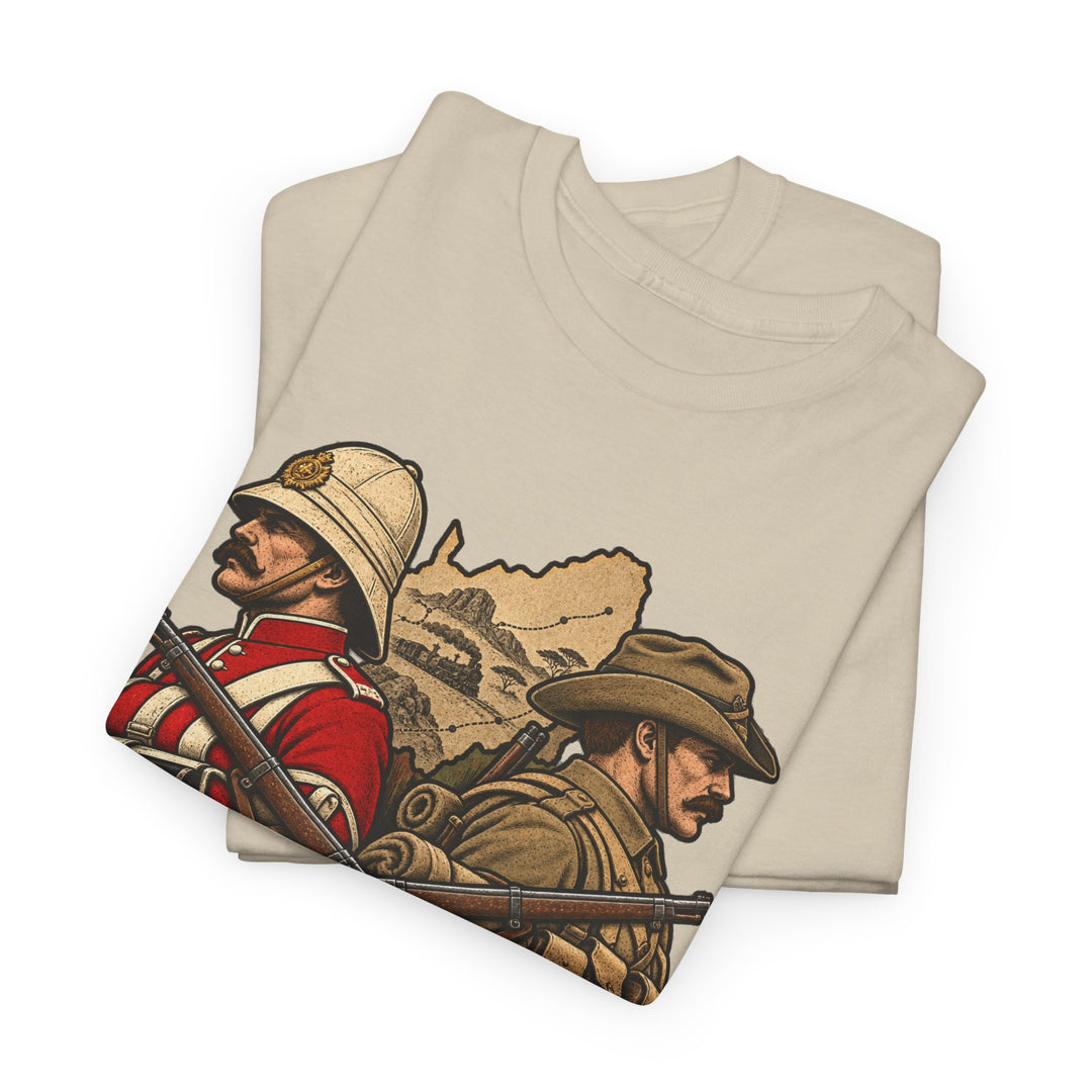 Khaki T-Shirt — “Turns Out Blending In Helps” Military History Humour Tee