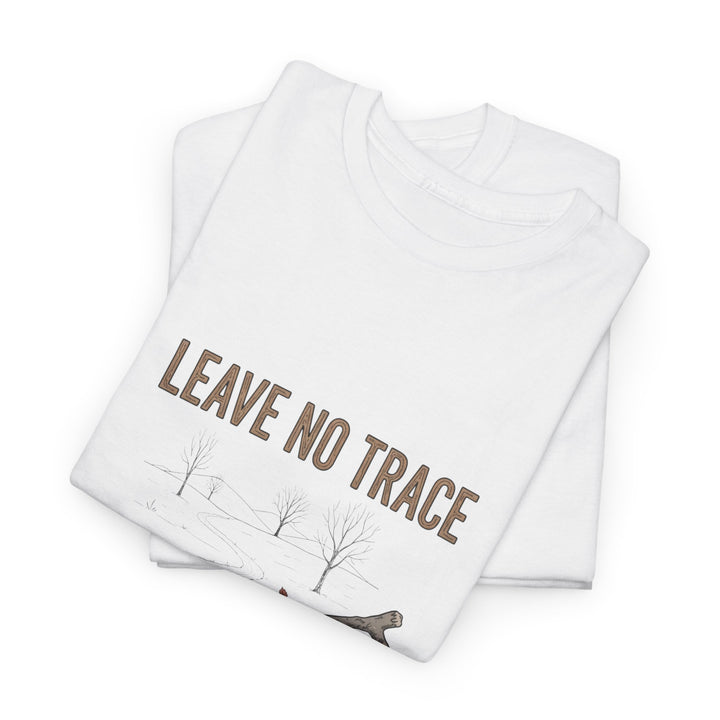 Leave No Trace Countryside Tee – a soft, breathable cotton T-shirt promoting respect for nature and responsible outdoor living.