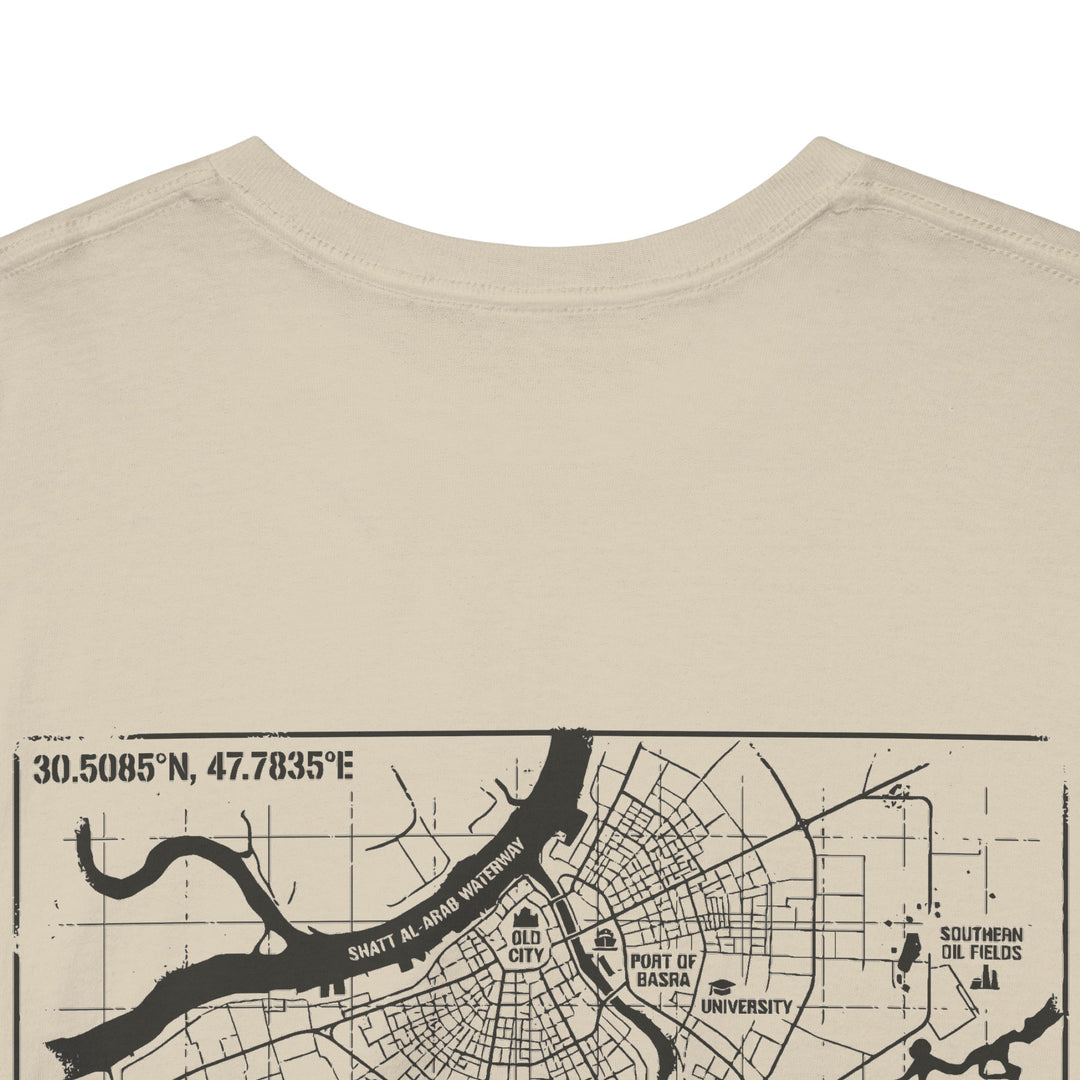 Basra 2003 Military Map T-Shirt — alternate product image 6