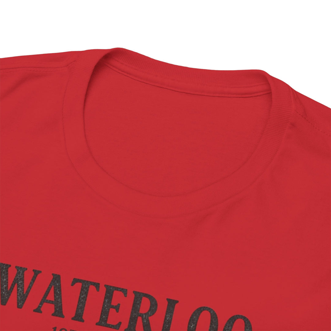 Waterloo 18th June 1815 T-Shirt — Historical Battle Commemorative Tee