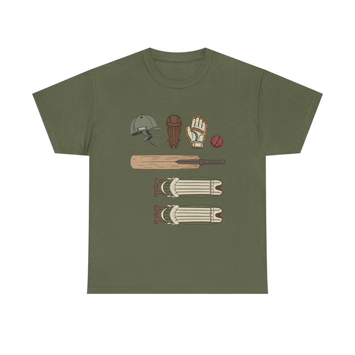Cricket Gear Tee | Cricket Graphic T-Shirt