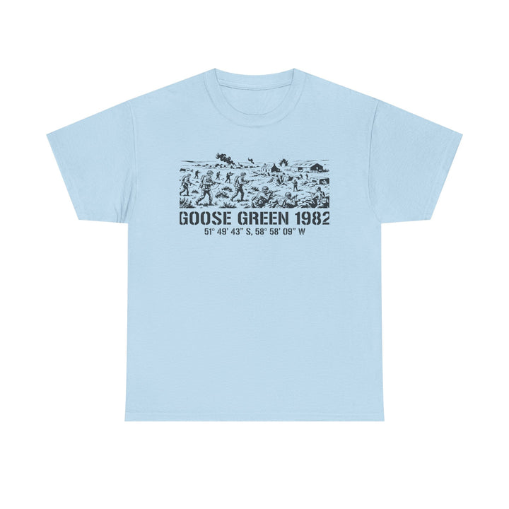Goose Green 1982 T-Shirt - Falklands War Military Heritage Graphic