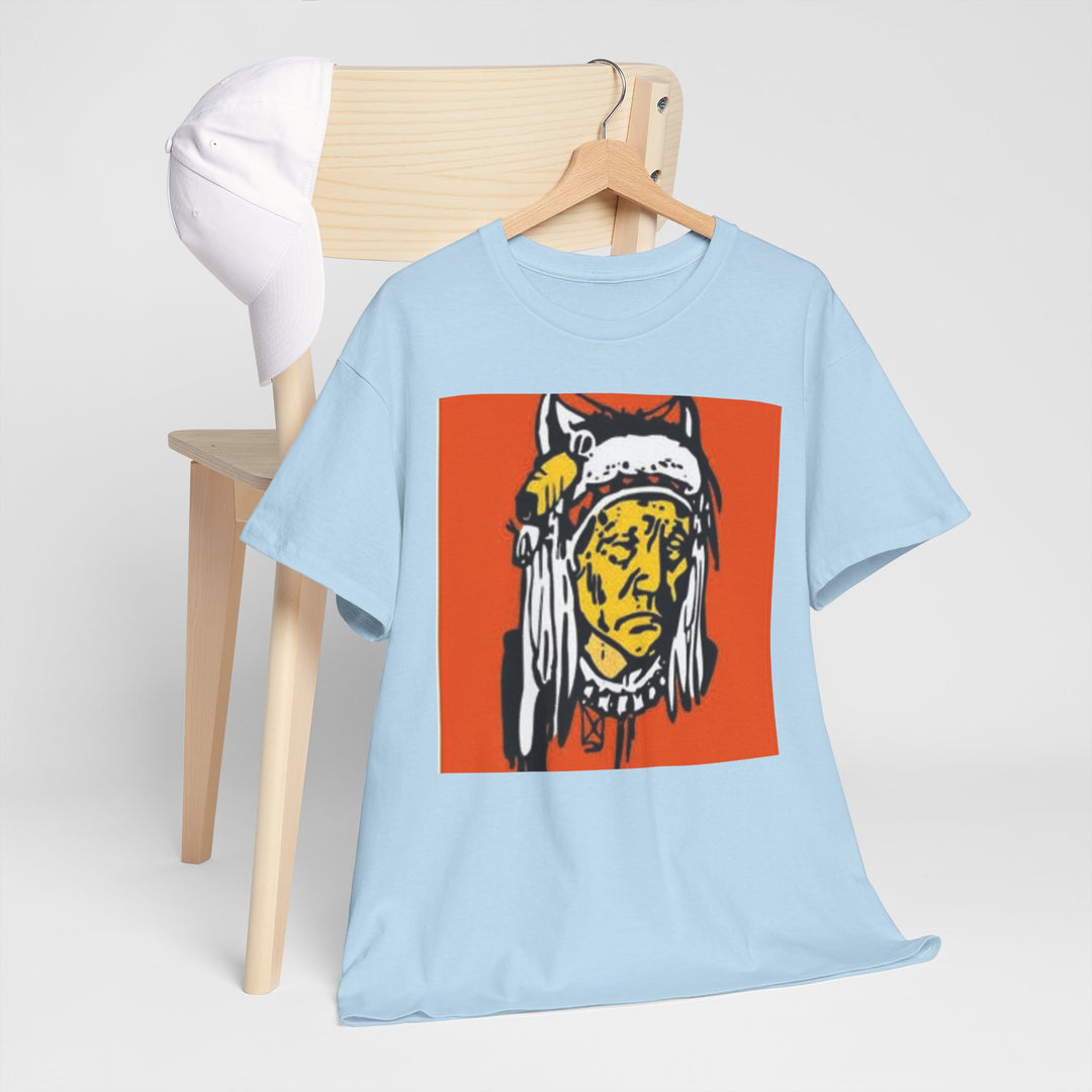 BATUS Native Chief Graphic Tee – Retro Tribal Illustration Shirt