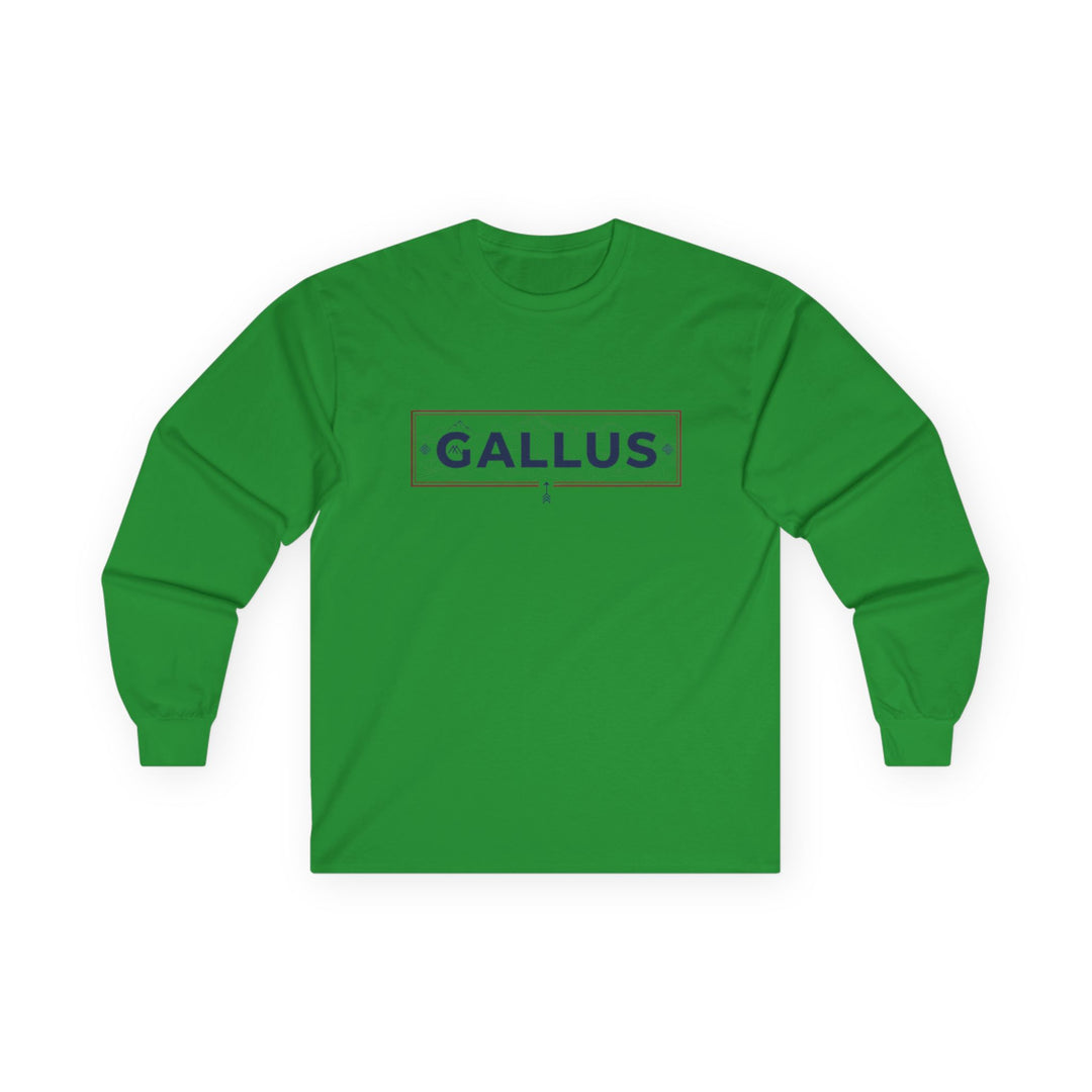 Spain Map Long Sleeve Tee — Gallus Logo Travel Shirt