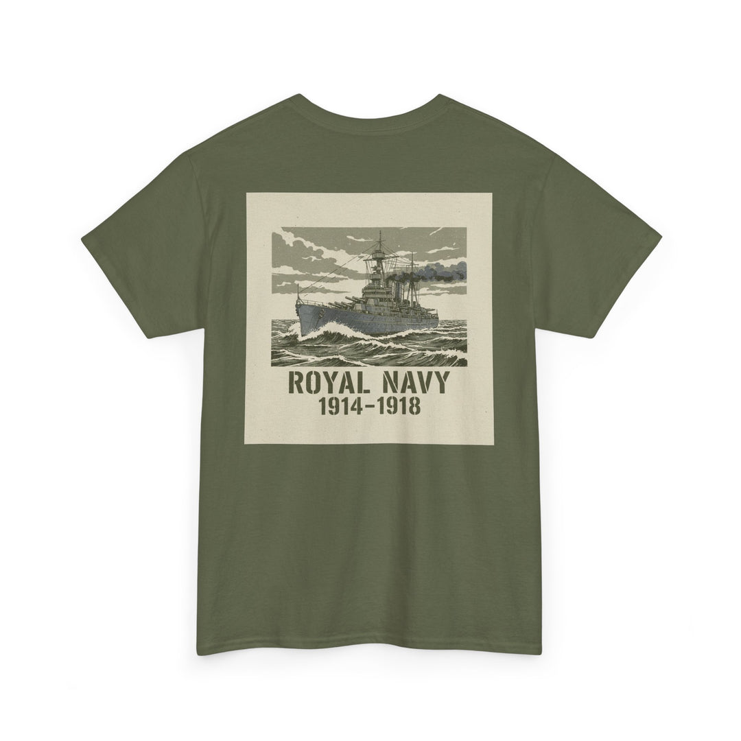 Royal Navy 1914–1918 Vintage Battleship Tee