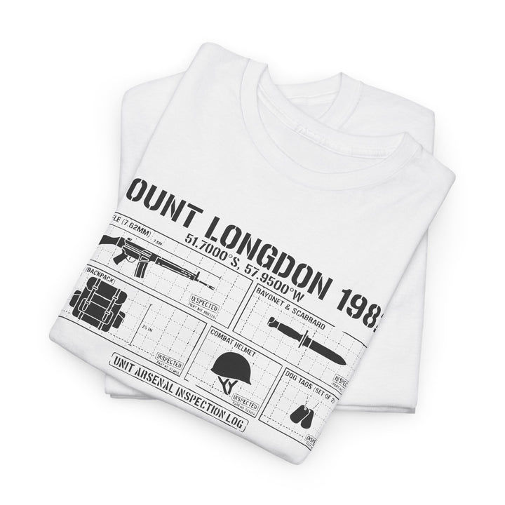 Mount Longdon 1982 T-Shirt — Falklands War Heritage Graphic