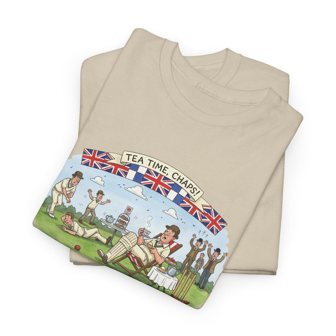 Cricket Tea Time Graphic T-Shirt for Fans