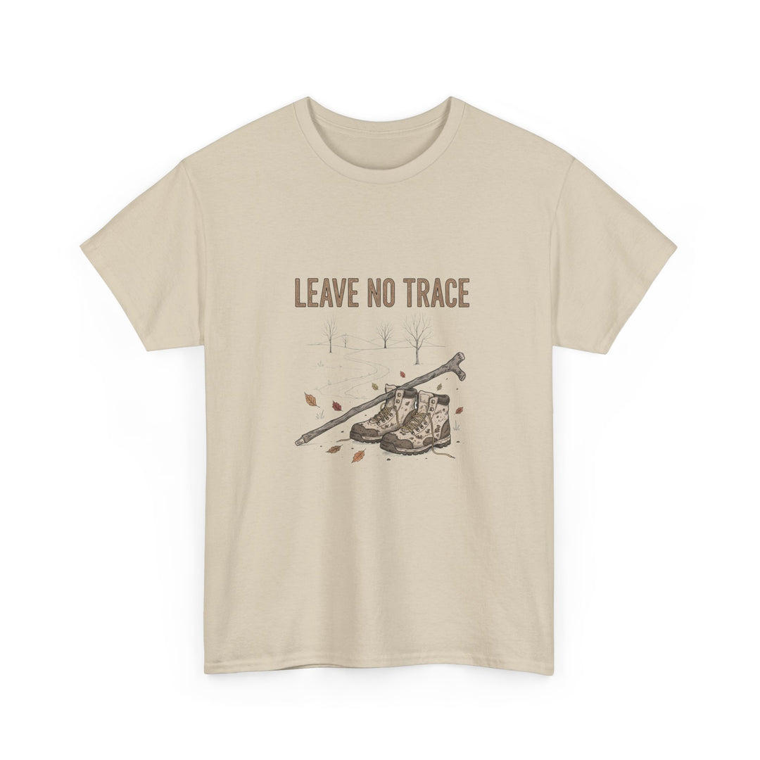 Leave No Trace Countryside Tee – a soft, breathable cotton T-shirt promoting respect for nature and responsible outdoor living.