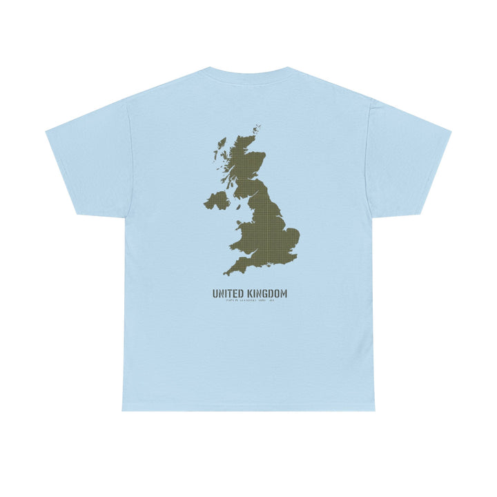 United Kingdom Map T-Shirt — Minimal UK Outline Tee