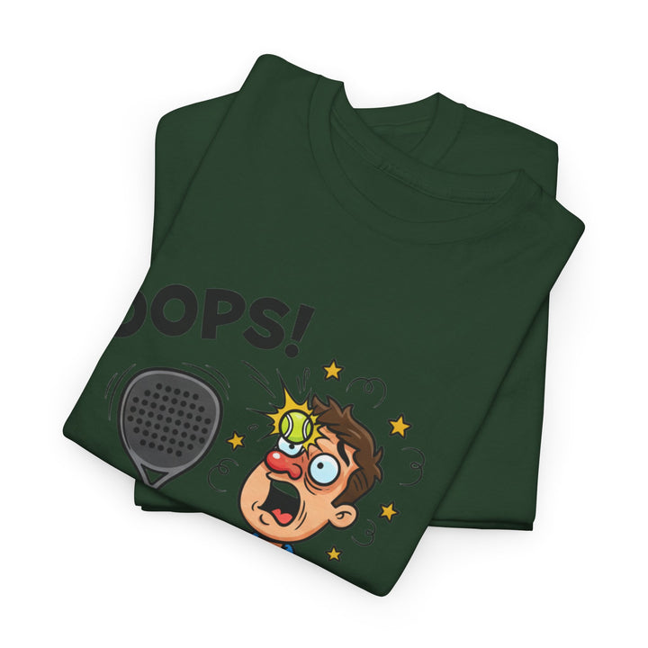 Cartoon Padel Oops! T-Shirt for Players