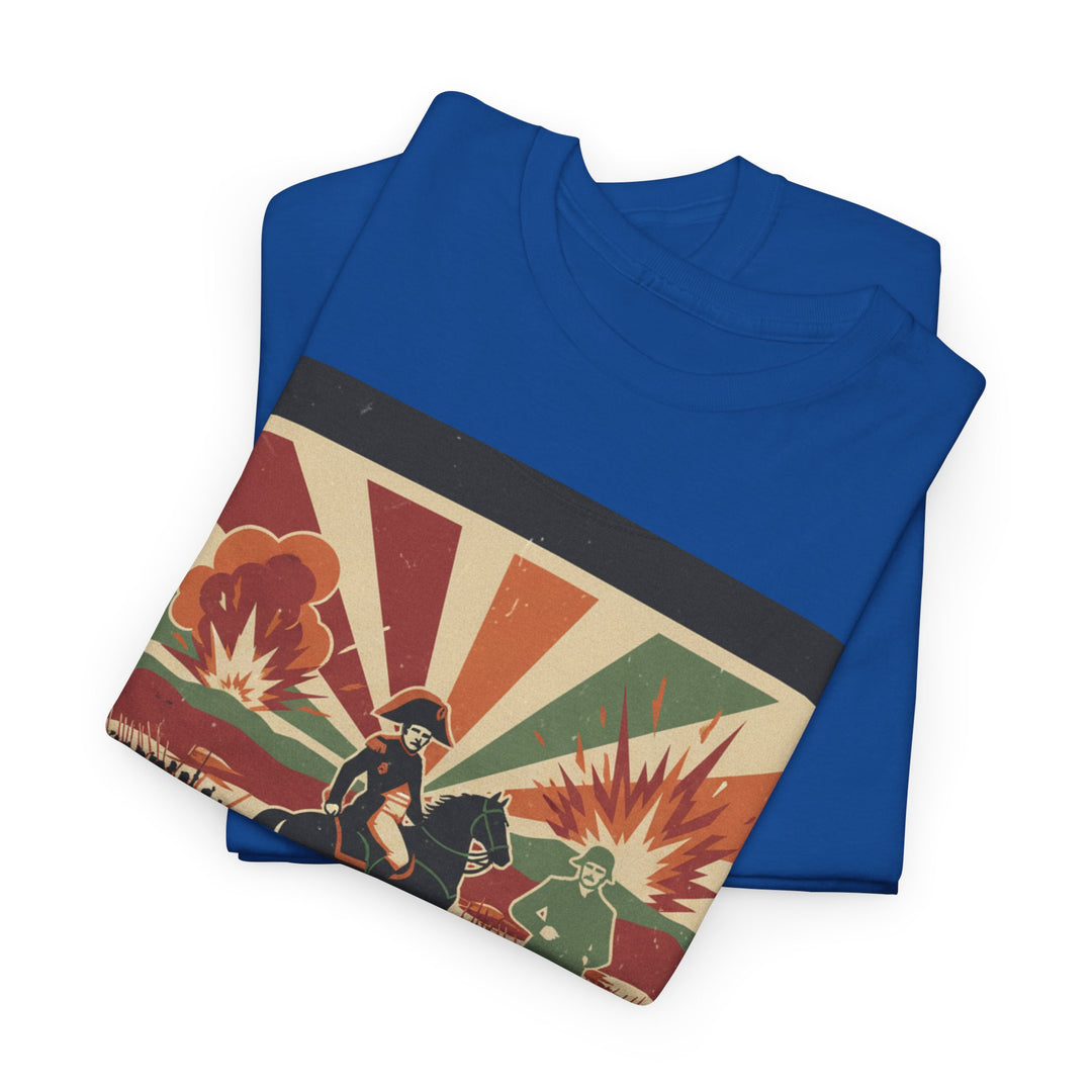 Waterloo 1815 Vintage Battle T-Shirt — Napoleonic War Commemorative Tee