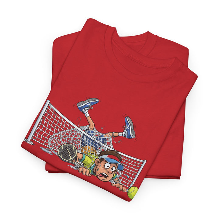 Padel Cartoon Goalie T-Shirt | Fun Padel Tee