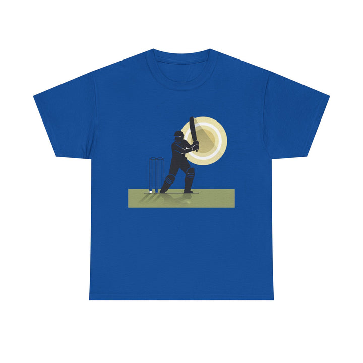 Cricket Player Silhouette T-Shirt