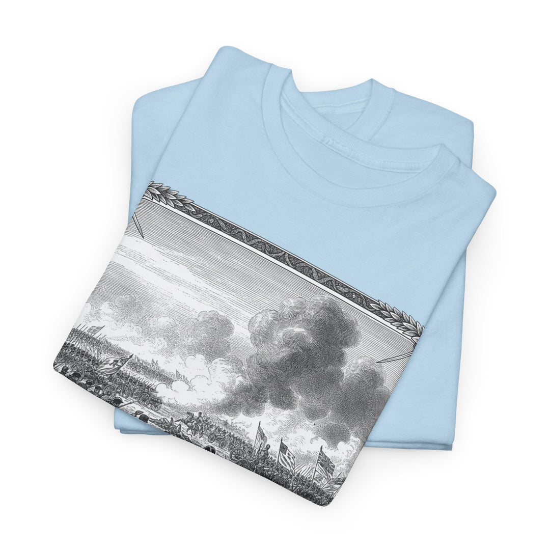 Battle of Waterloo Graphic Tee — Vintage Historical Print T-Shirt