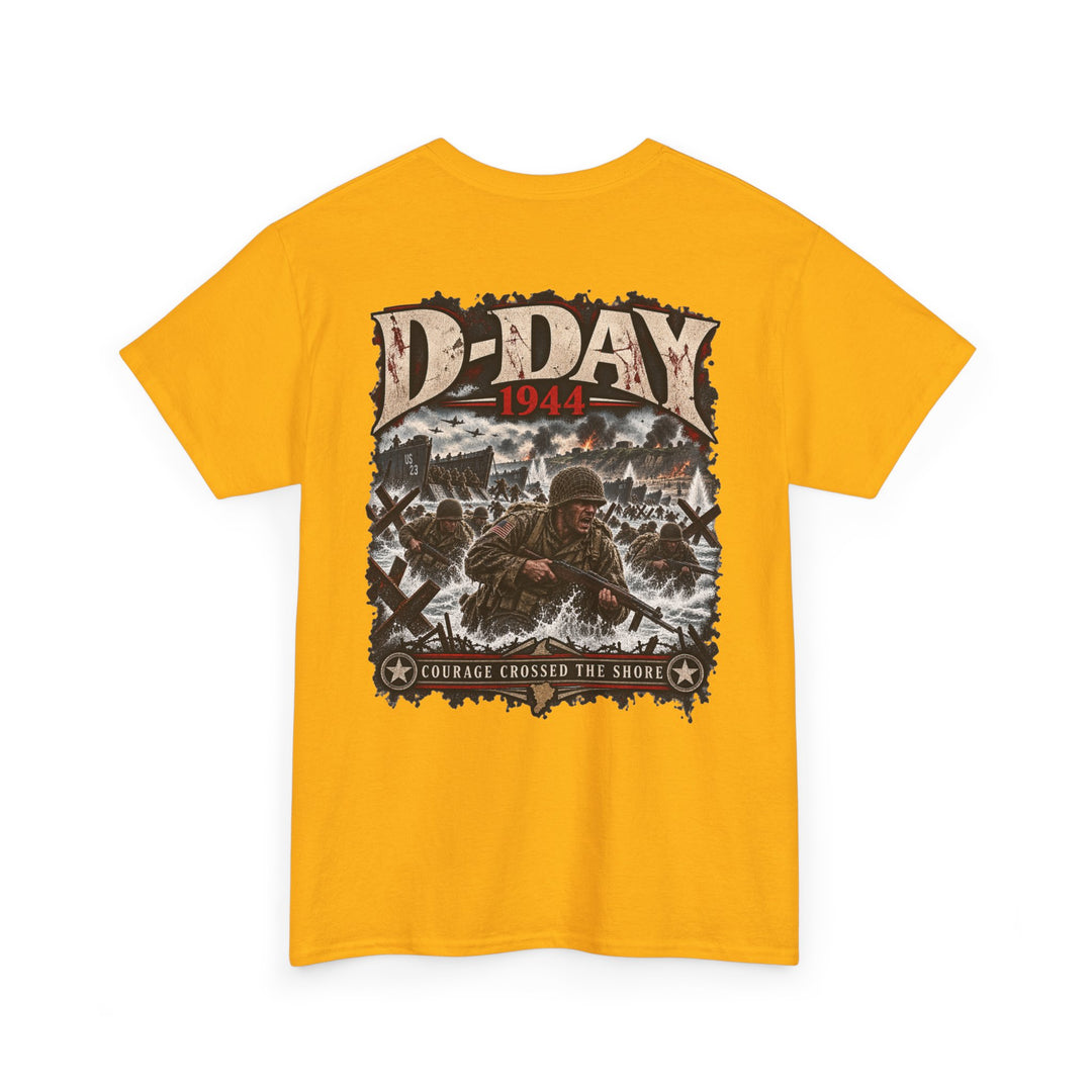 D-Day 1944 Commemorative Tee - WWII Beach Assault Memorial T-Shirt