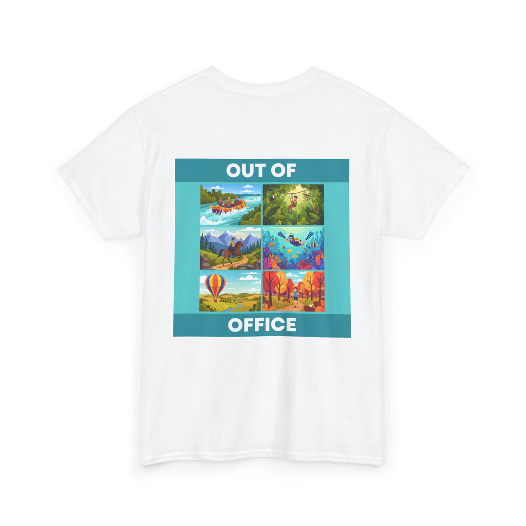 Out of Office Tee — Travel Scenes Graphic T-Shirt