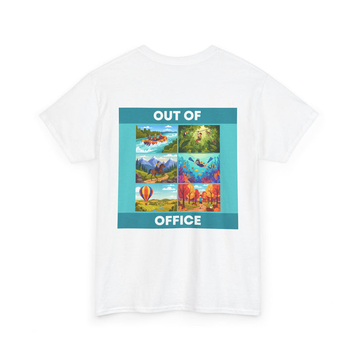 Out of Office Tee — Travel Scenes Graphic T-Shirt