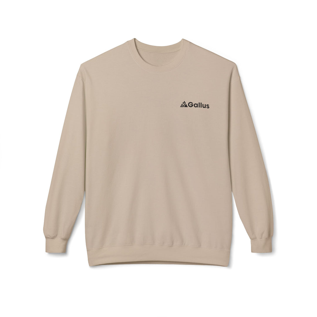 Spain Map Crewneck Sweatshirt — Military Green Grid Spain Graphic