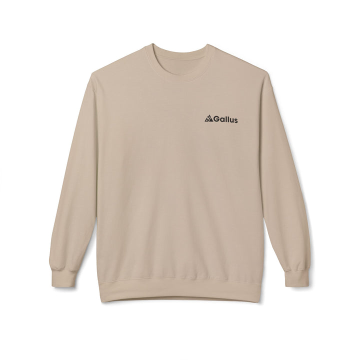 Spain Map Crewneck Sweatshirt — Military Green Grid Spain Graphic