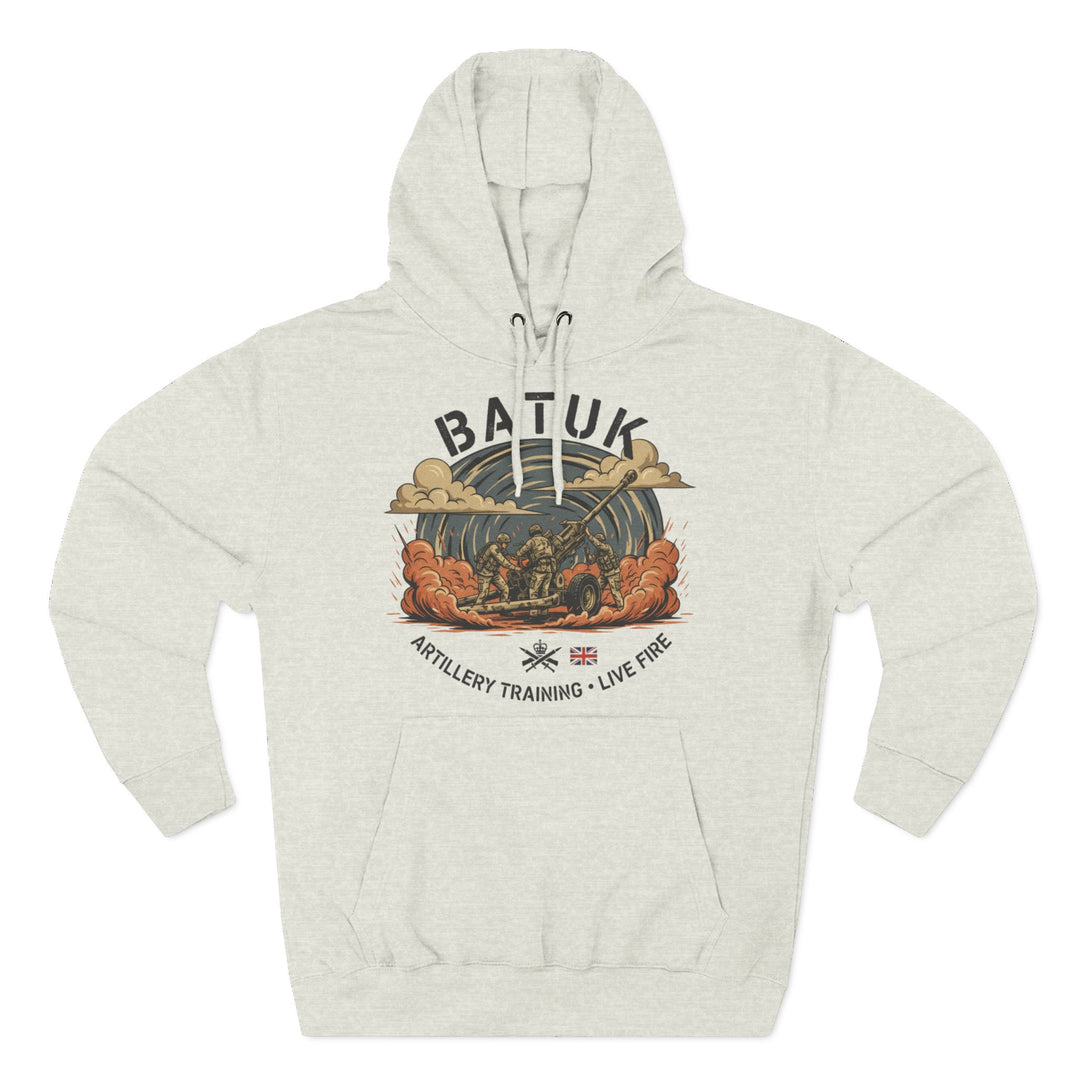 Military Artillery Graphic Hoodie — "BATUK" Live-Fire Training Design