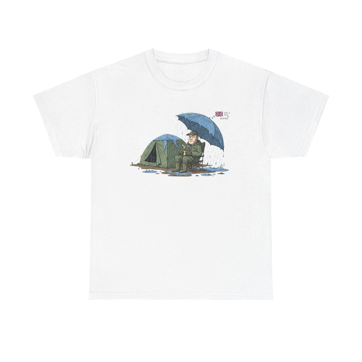 Retro Mountain Camper Graphic T-Shirt — Vintage Van Life Adventure Tee