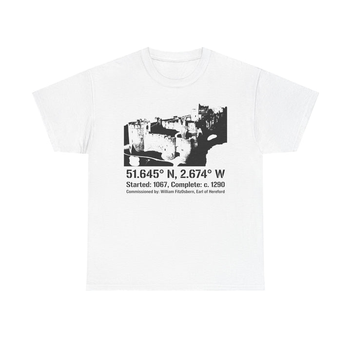 Chepstow Castle T‑Shirt — Historic Landmark Tee for Castle Lovers &amp; Travelers