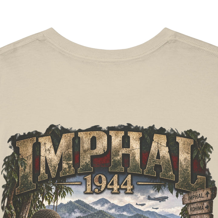 Imphal 1944 Battle Scene T‑Shirt — WWII Historical Combat Tee