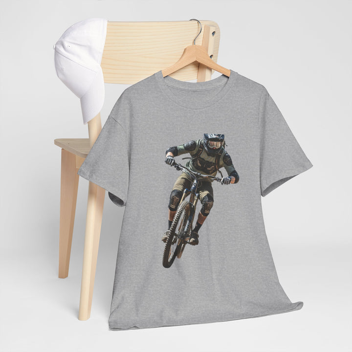 Downhill MTB Rider Graphic Tee